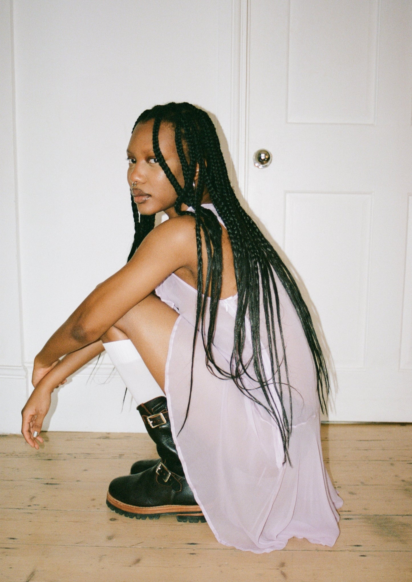 Jonnie Dress in Lavender Haze