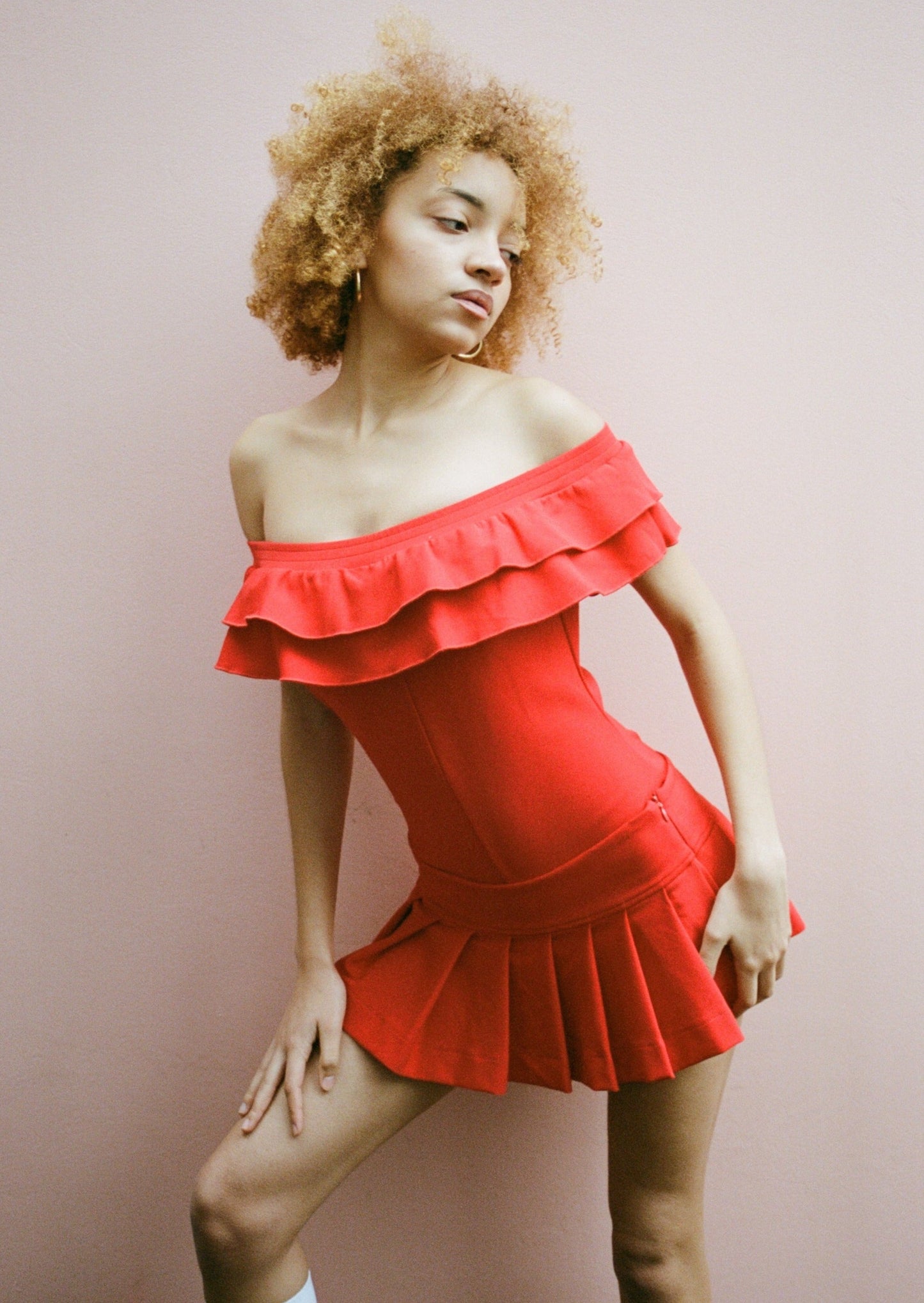 Kenzia Skirt in Lipstick