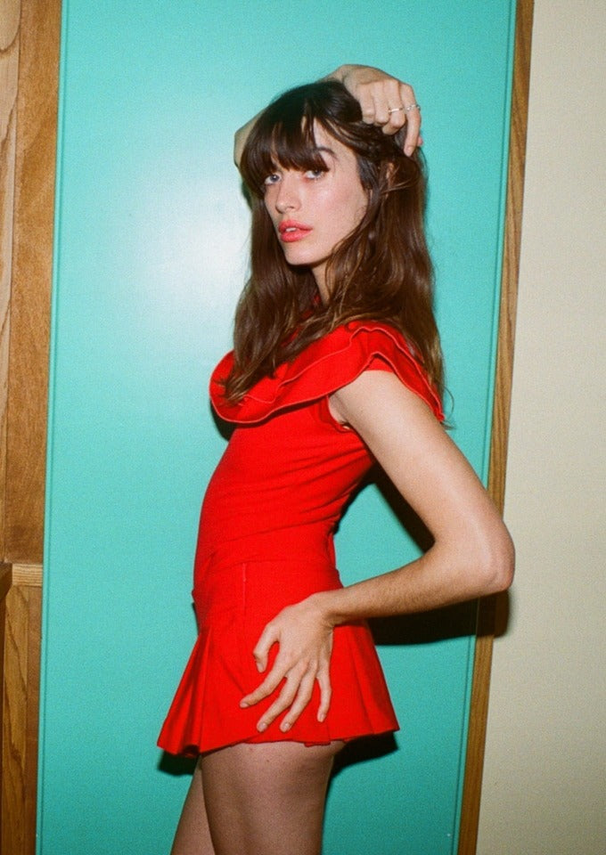 Kenzia Skirt in Lipstick