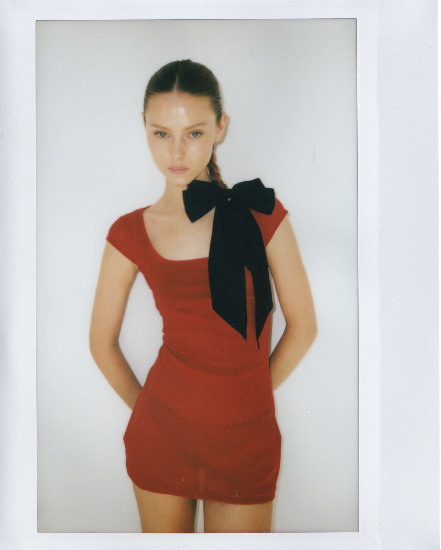 Georgia Dress in Red Mesh