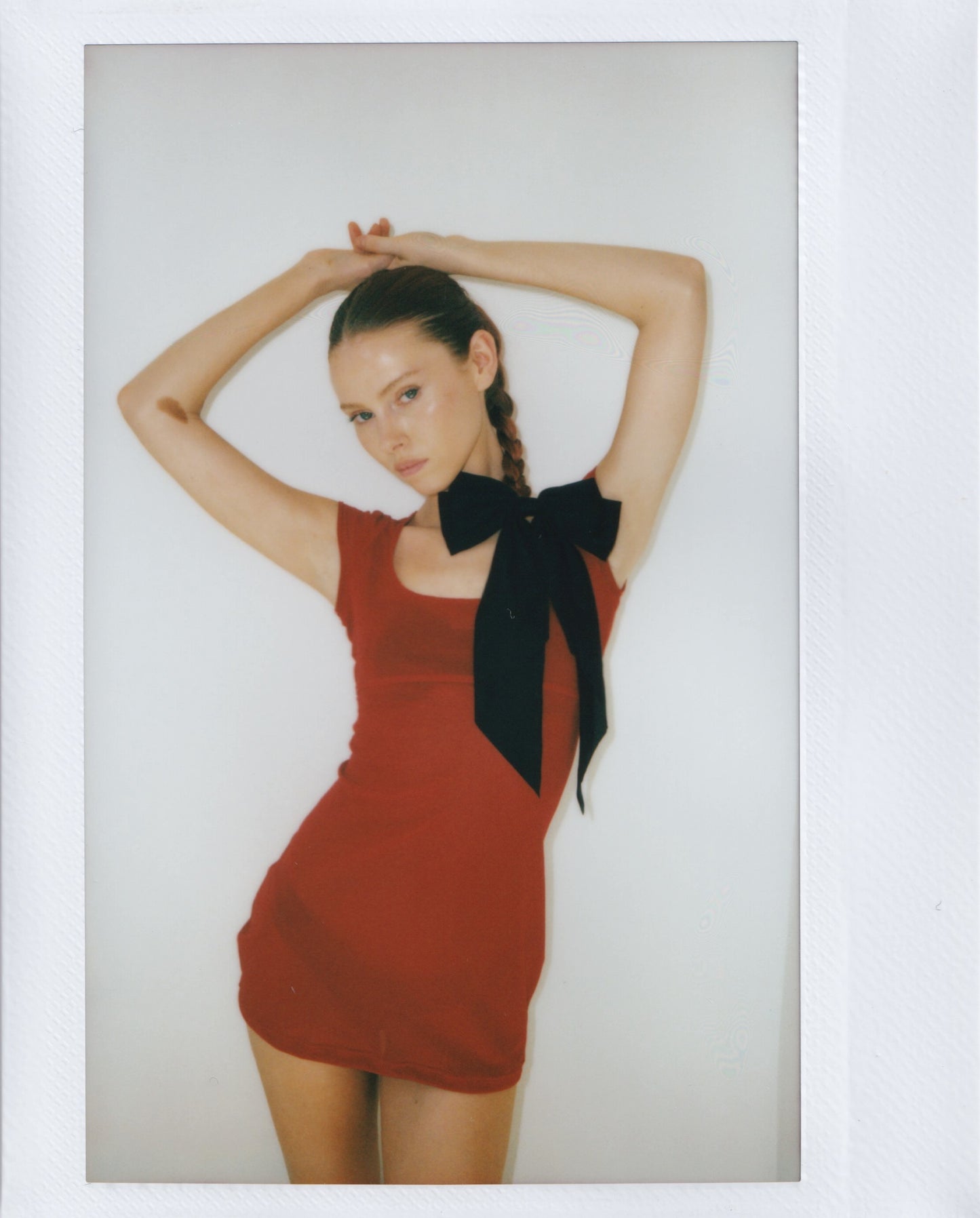 Georgia Dress in Red Mesh