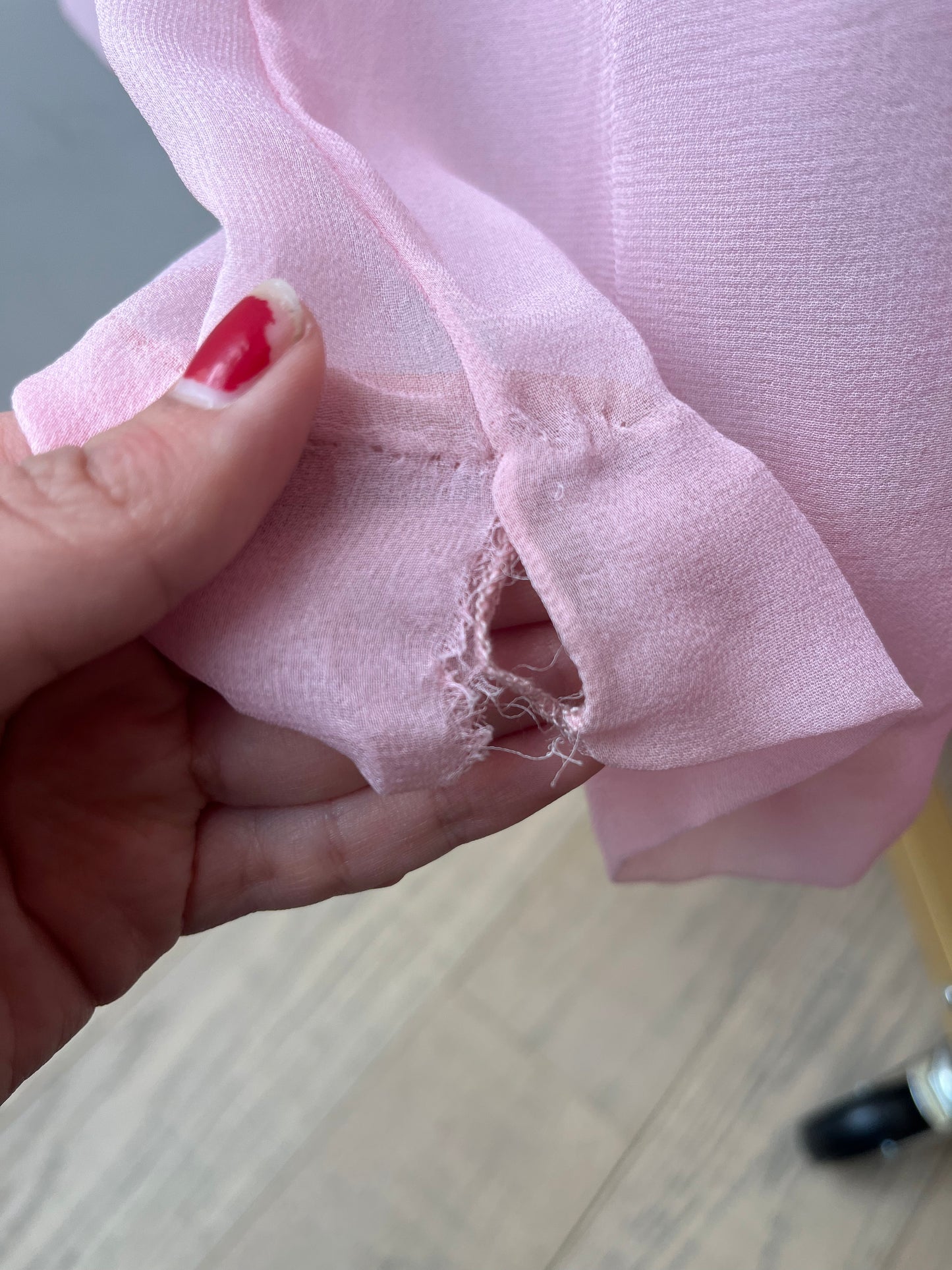 Silk Pants in Blossom - Sample