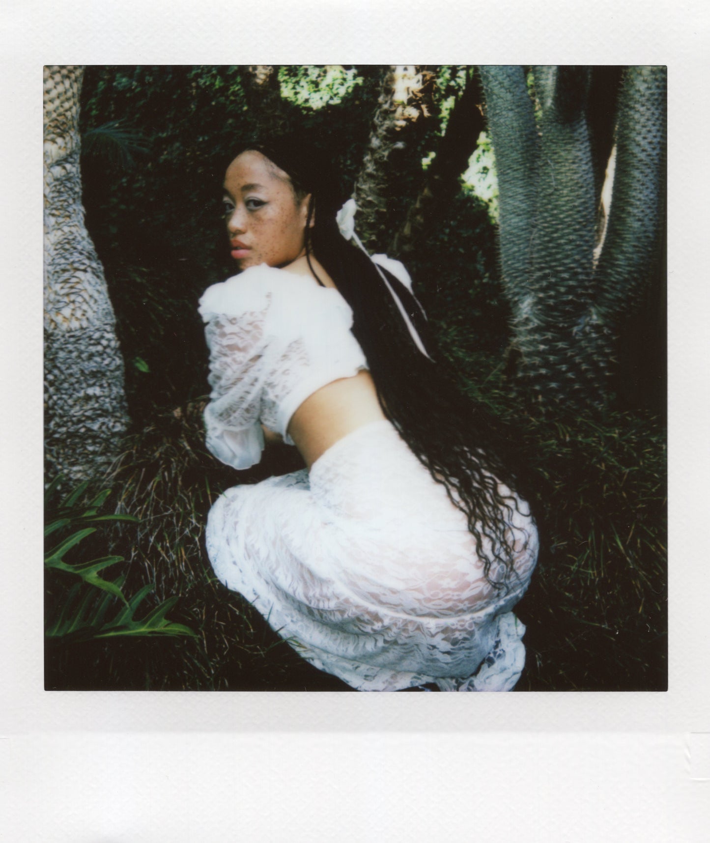 Valentina Skirt in White Lace