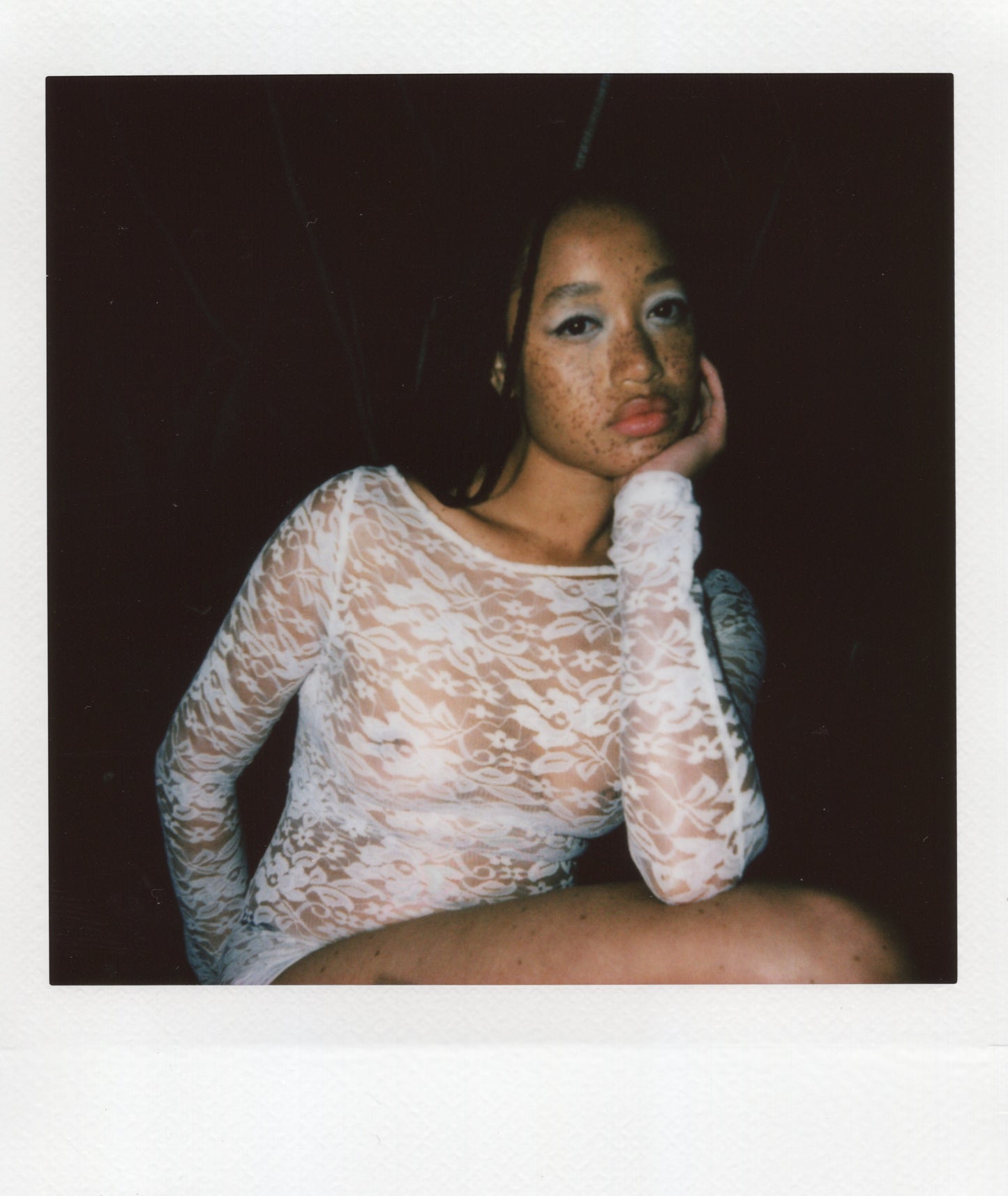 Bella Dress in White Lace