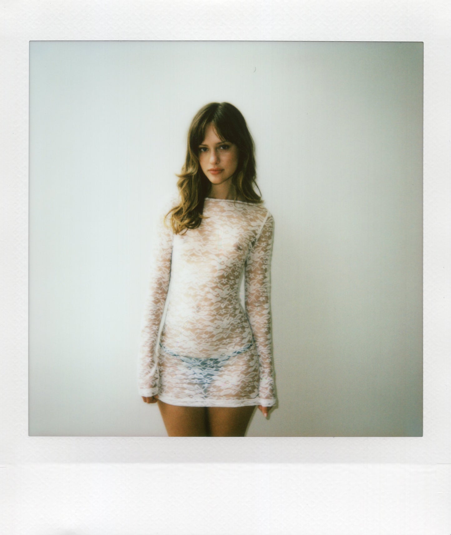 Bella Dress in White Lace