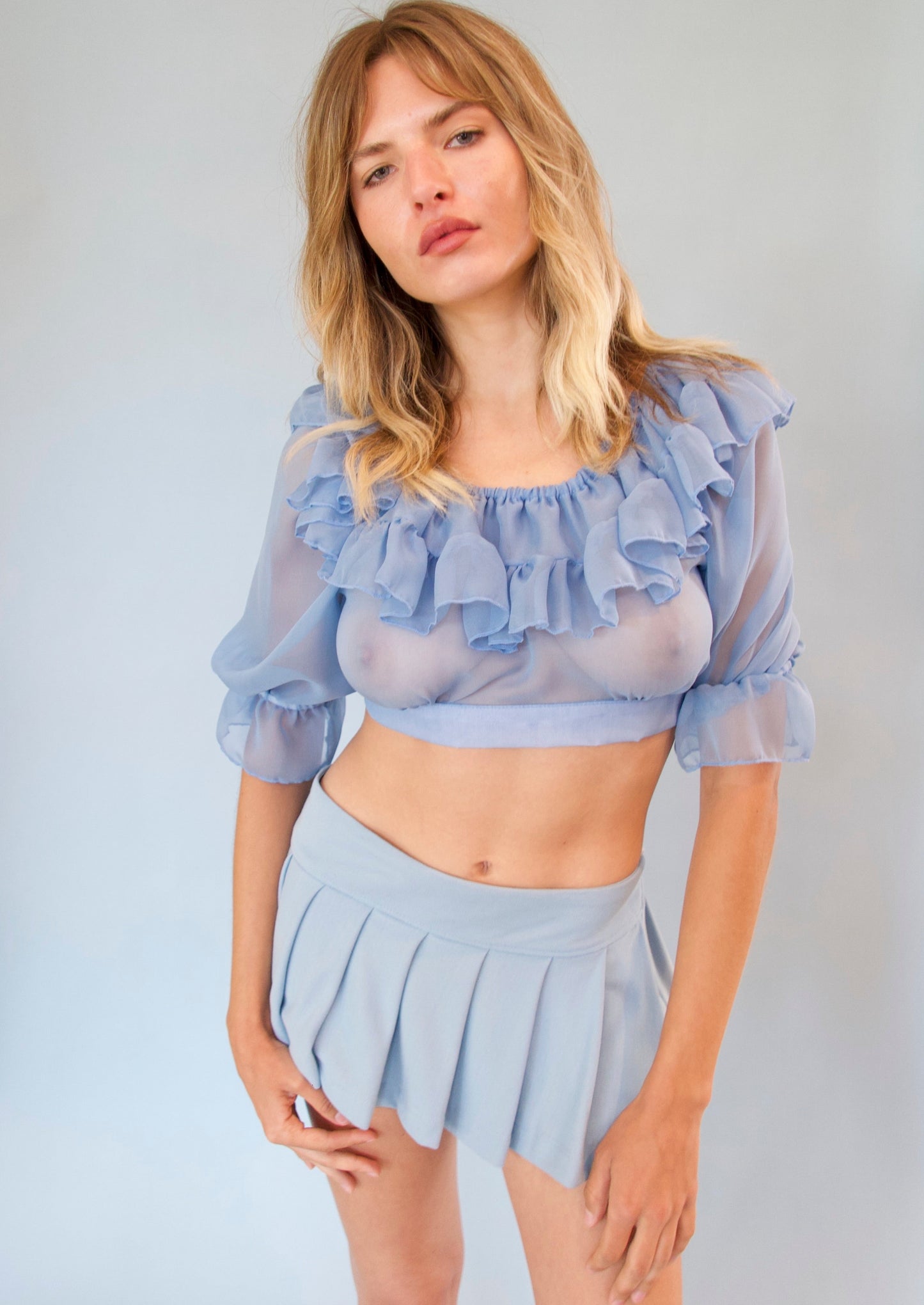 Kenzia Skirt in True Blue