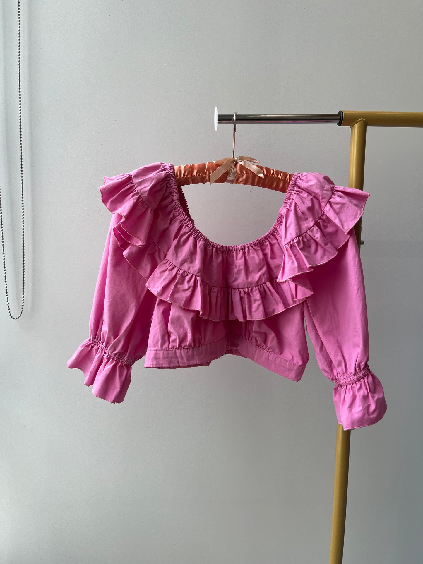 Mercedes Top in Flamingo - Sample